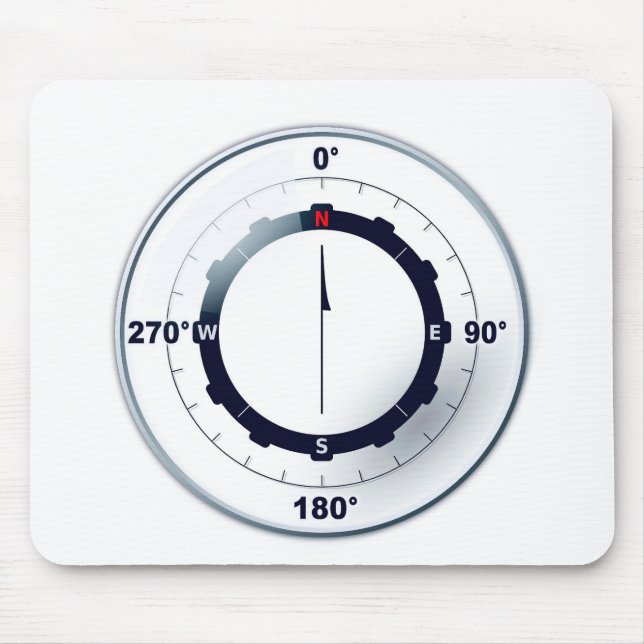 Alfombrilla De Ratón Abrújula náutica (Frente)