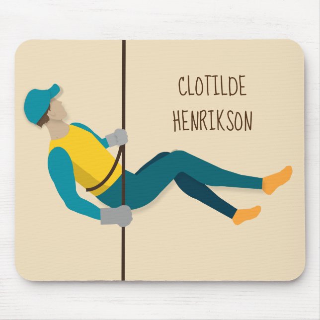 Alfombrilla De Ratón Abseiling (Frente)