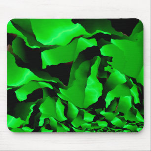 Alfombrilla De Ratón Absorción rayada verde