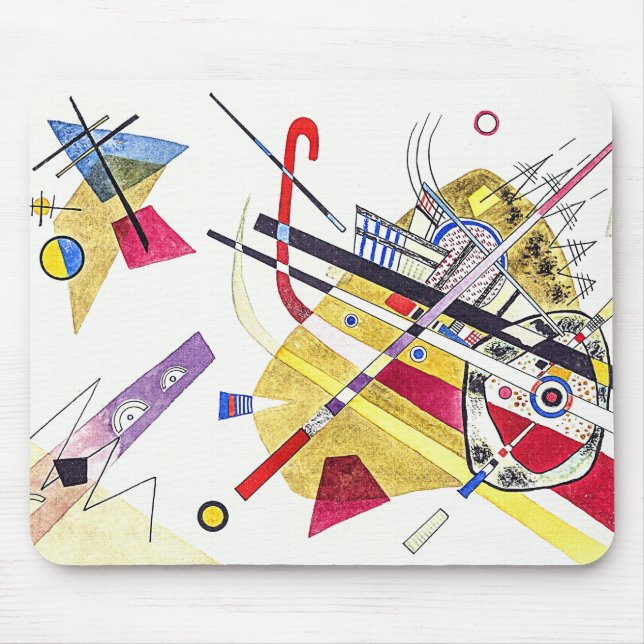 Alfombrilla De Ratón Abstracción asombrosa de época - Arte de Kandinsky (Frente)