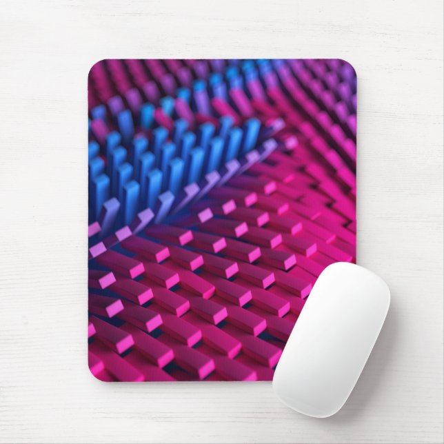 Alfombrilla De Ratón Abstract Art Mouse Pad Colorful (Con ratón)