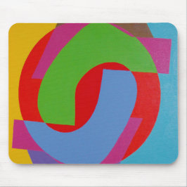 Alfombrilla De Ratón Abstract Circular Pattern Mousepad