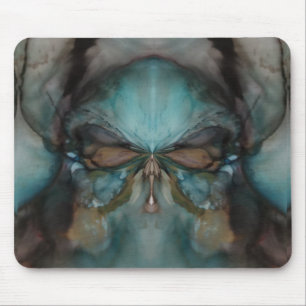 Alfombrilla De Ratón Abstract Design Scary Viking Mask