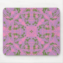 Alfombrilla de ratón abstracta de salvia rosa