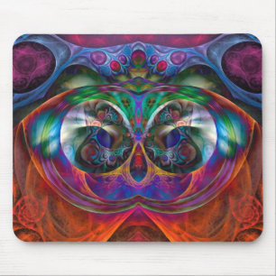 Alfombrilla De Ratón Abstracto Apofisis Lechuza I