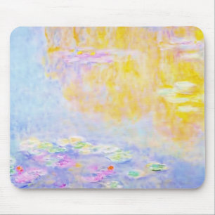 Alfombrilla De Ratón abstracto, nenúfares de Monet 7