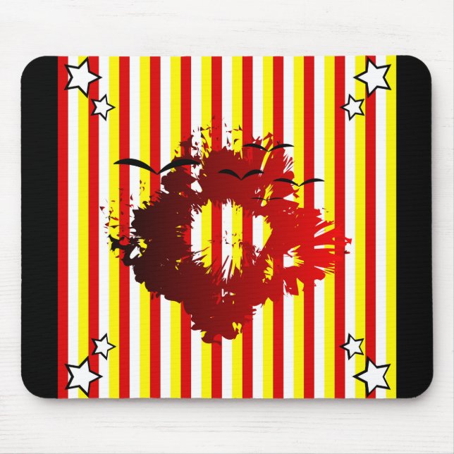 Alfombrilla De Ratón Abstracto srizado (Frente)