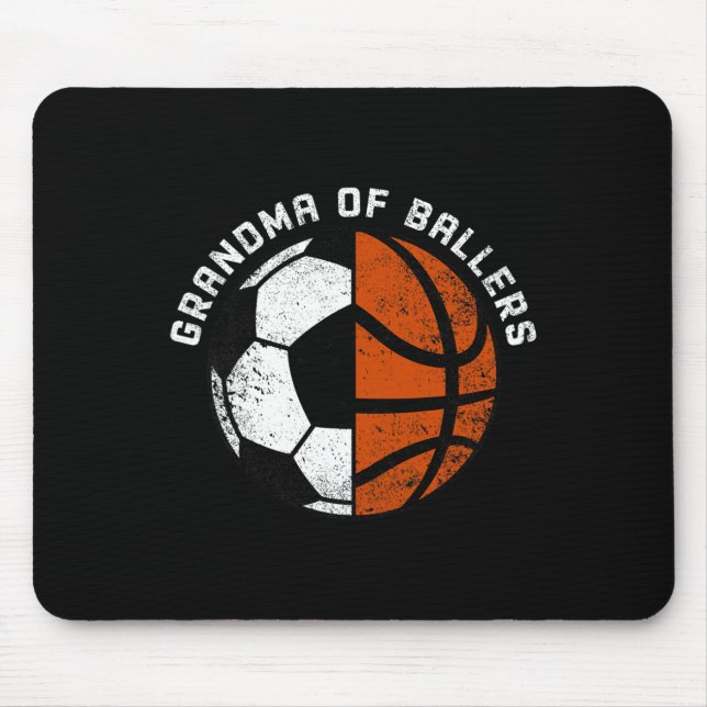 Alfombrilla De Ratón Abuela De Ballers Fun Soccer Abuela (Frente)