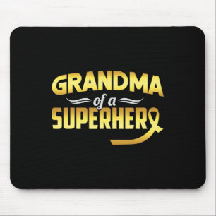 Alfombrilla De Ratón Abuela De Cáncer Infantil De Rib Familiar De Super