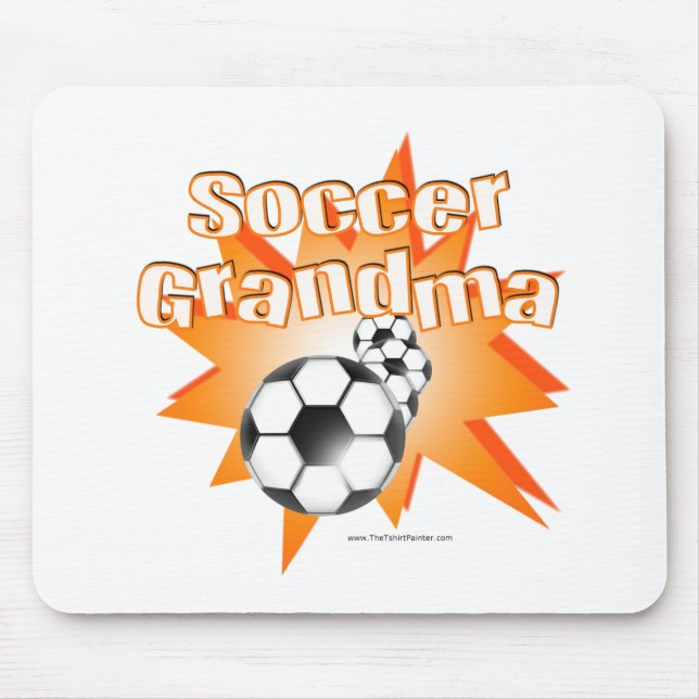 Alfombrilla De Ratón Abuela de fútbol (Frente)
