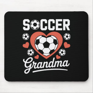 Alfombrilla De Ratón Abuela de fútbol ruidosa orgullosa dedicada jugado