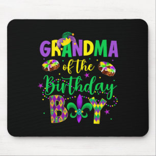 Alfombrilla De Ratón Abuela De La Camisa De Nacimiento Mardi Gras Gigi
