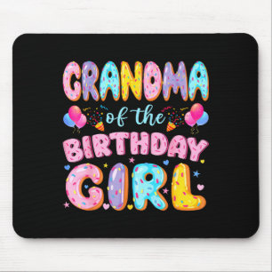 Alfombrilla De Ratón Abuela de la cumpleañera dulce donut cumpleaños