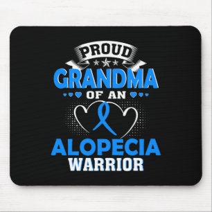 Alfombrilla De Ratón Abuela De Un Guerrero De Alopecia