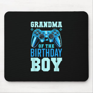 Alfombrilla De Ratón Abuela Del Cumpleañero Videojugador A Juego