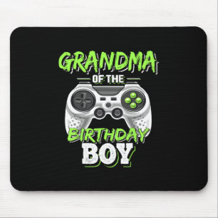 Alfombrilla De Ratón Abuela Del Niño Cumpleañero Juego De Video Coincid