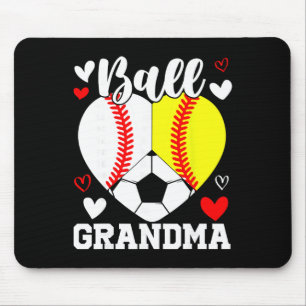 Alfombrilla De Ratón Abuela divertida de fútbol de software Byll