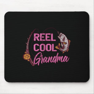 Alfombrilla De Ratón Abuela genial de carrete Mujeres pescadoras de cañ
