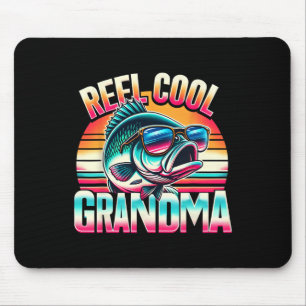 Alfombrilla De Ratón Abuela Genial de Cinta Divertida Abuela Pescadora 