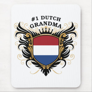 Alfombrilla De Ratón Abuela holandesa del número uno