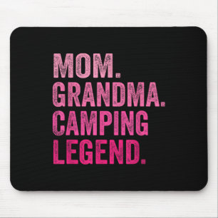 Alfombrilla De Ratón Abuela Mamá Leyenda Divertida de Camping Mamá