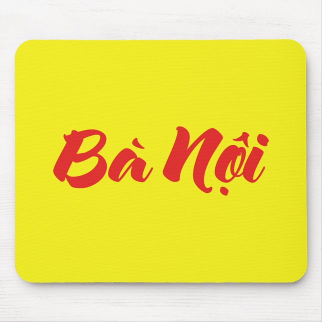 Alfombrilla De Ratón Abuela vietnamita (paterna) - Bà Noi (Frente)