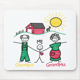 Alfombrilla De Ratón Abuela y yo del abuelo