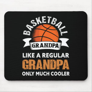 Alfombrilla De Ratón Abuelo de baloncesto - Abuelo divertido de balonce