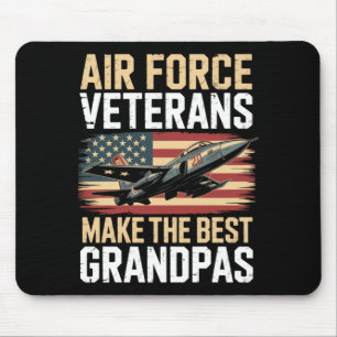 Alfombrilla De Ratón Abuelo de la Fuerza Aérea Patriota Americano Lucha