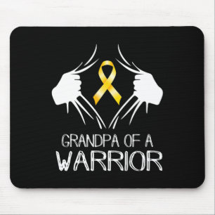 Alfombrilla De Ratón Abuelo De Un Guerrero Conciencia Del Cáncer Infant