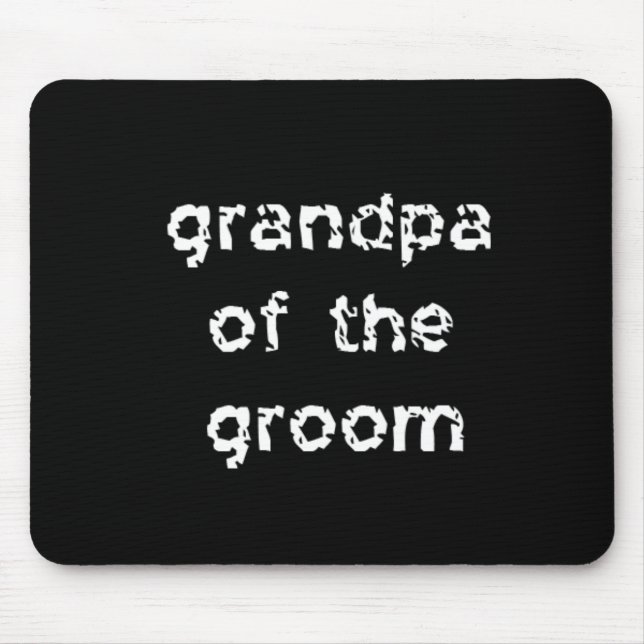 Alfombrilla De Ratón Abuelo del Groom (Frente)