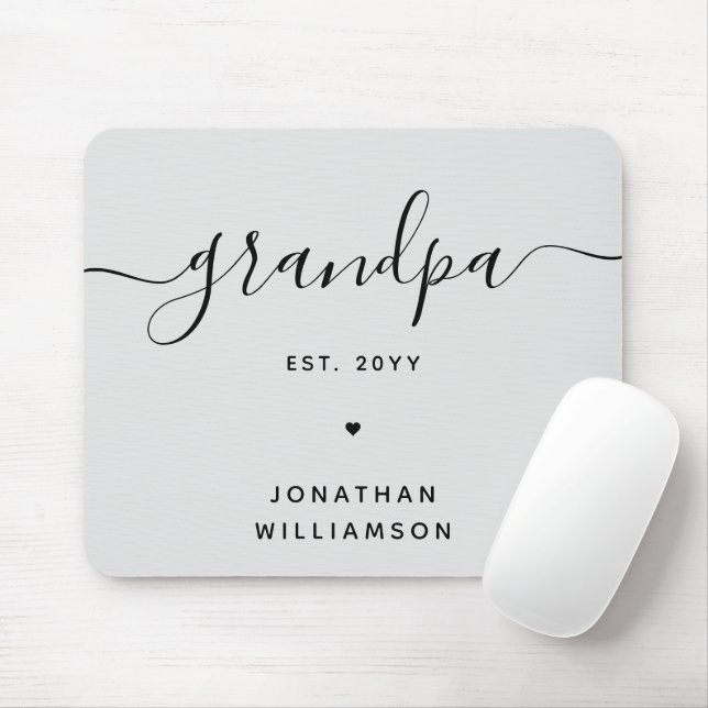 Alfombrilla De Ratón Abuelo Est Personalizado Nuevos Regalos Abuelos (Con ratón)