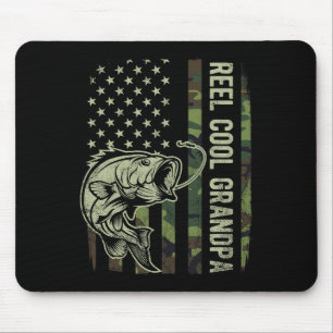 Alfombrilla De Ratón Abuelo Genial Camuflaje Bandera Americana Padres