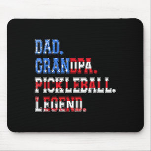 Alfombrilla De Ratón Abuelo leyenda del pickleball jugador divertido pi