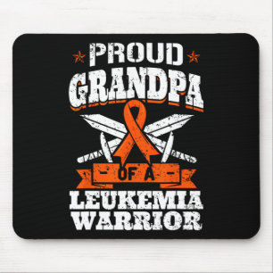 Alfombrilla De Ratón Abuelo Orgulloso De Un Guerrero De La Leucemia Abu