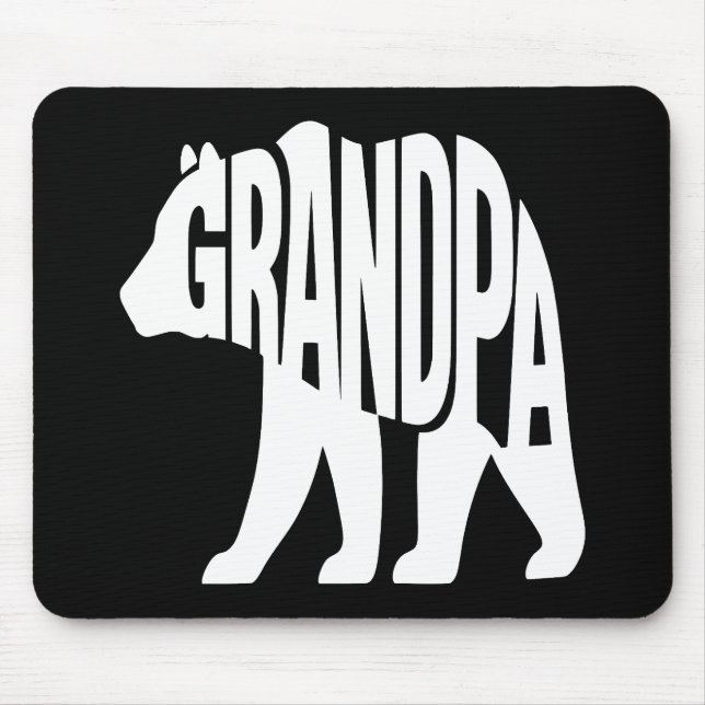 Alfombrilla De Ratón Abuelo Oso (Frente)