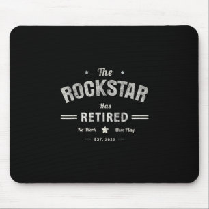 Alfombrilla De Ratón Abuelo Rockstar Se Ha Retirado 2026 Padre Crucero