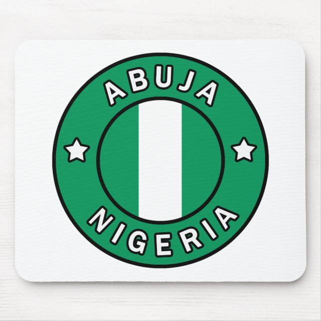 Alfombrilla De Ratón Abuja Nigeria (Frente)