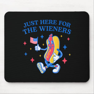 Alfombrilla De Ratón Acá Para El Wieners 4 De Julio