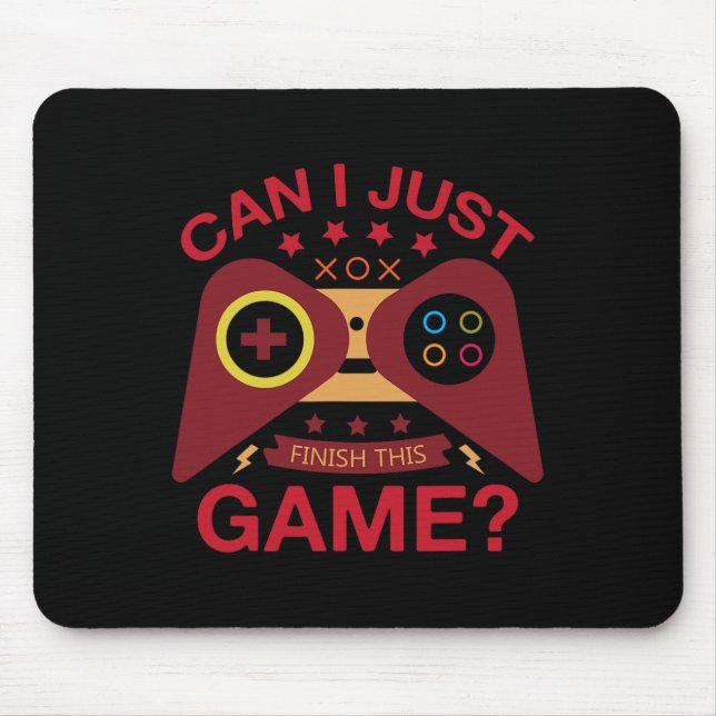 Alfombrilla De Ratón Acabo De Terminar El Juego Lover Video Controller  (Frente)
