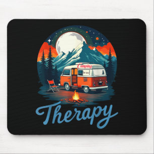 Alfombrilla De Ratón Acampar es mi terapia