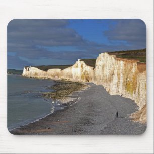 Alfombrilla De Ratón Acantilados de Eastbourne en la Inglaterra de Suss