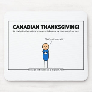Alfombrilla De Ratón acción de gracias canadiense