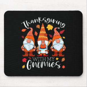 Alfombrilla De Ratón Acción de Gracias Con Mis Gnomies De Otoño Gnomes