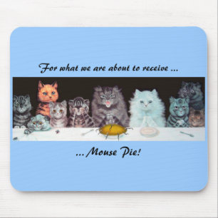 Alfombrilla De Ratón Acción de gracias Mousepad de los gatos de Louis