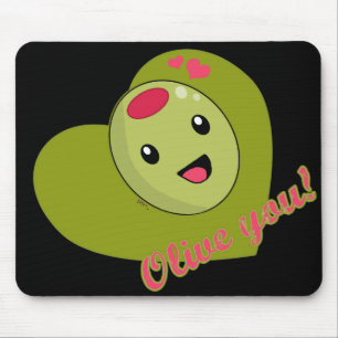Alfombrilla De Ratón Aceituna usted Mousepad