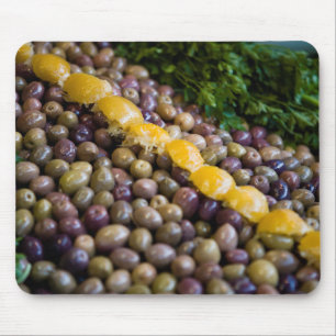 Alfombrilla De Ratón Aceitunas exhibidas en el mercado