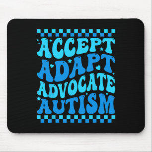 Alfombrilla De Ratón Aceptar Adaptación Defender Autismo Conciencia Mes