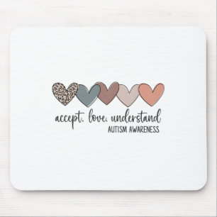 Alfombrilla De Ratón Aceptar amor Entender la conciencia del autismo