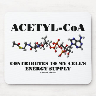 Alfombrilla De Ratón Acetyl-CoA contribuye al suministro de energía de 